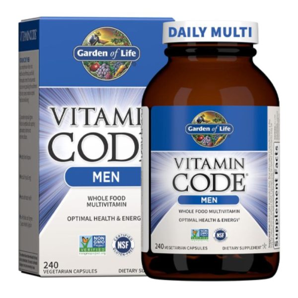 Garden of Life Vitamin Code Men 240 Capsules