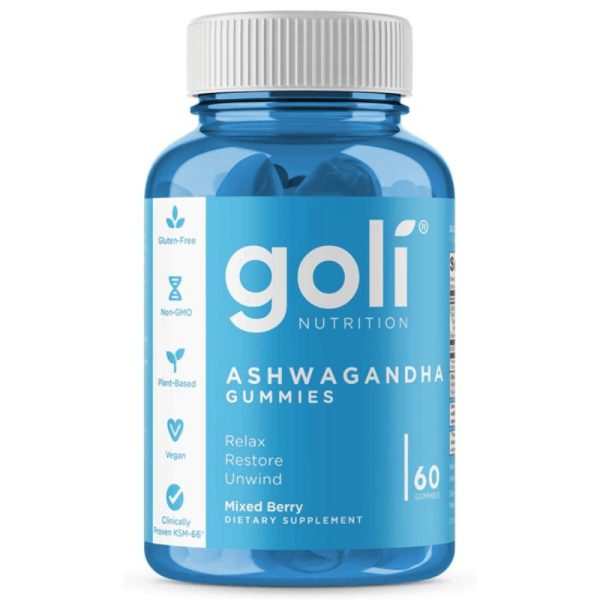 Goli Ashwagandha Gummies 60 Count – Stress Support Supplement