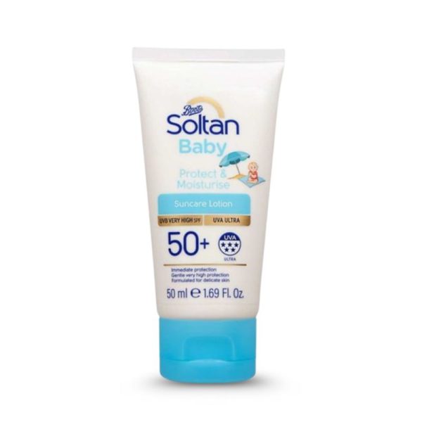 Boots Soltan Baby Protect & Moisturise Lotion SPF50+