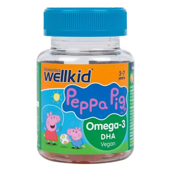 Vitabiotics Wellkid Peppa Pig Omega 3 Orange Flavour 30 Jellies